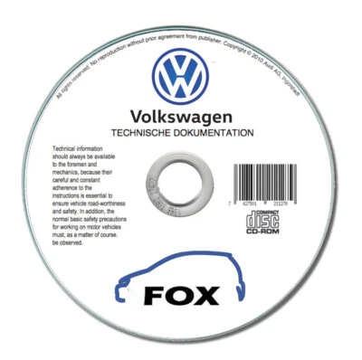 Volkswagen Fox (2005-2011)  manuale officina riparazione su cd - Immagine 1 di 4