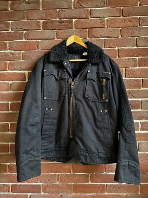 Raro Y2K Energie Jeans Cremallera Chaqueta Goteo 00s Raro Hype Foto 1 de 4