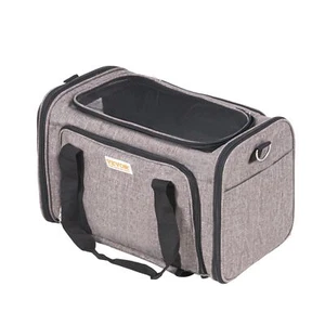 Rolling Pet Carrier Airline Approved Trolley Wheels Dog Cat Pets under 25 lbs - Picture 1 of 11