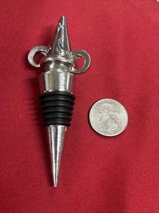 Disney Parks Exclusive Silver Sorcerer Mickey Hat Wine Bottle Stopper - Picture 1 of 1