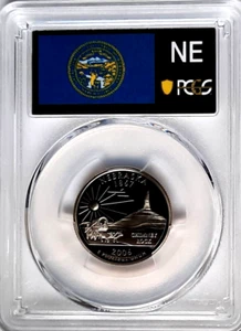 2006-S Clad Proof Nebraska State Quarter-PCGS PR 70 DCAM-State Flag - Picture 1 of 4