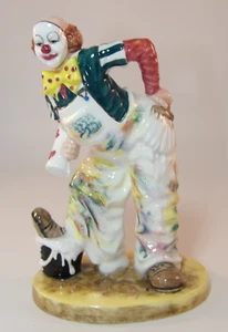 Coalport 7 1/2" Cavalcade Of Clowns Figur Auguste's Mishap um 1990 TOP - Bild 1 von 6