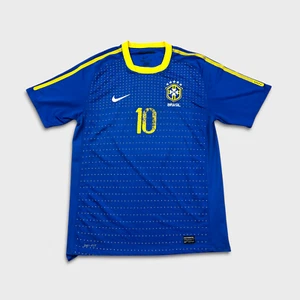 Camiseta de fútbol 2006 Nike Brasil Ricardo Kaka para hombre XL azul Dri-FIT FIFA Copa Mundial - Imagen 1 de 13