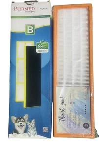 Lot of 2 Purmed  FLT4825 TRUE HEPA GENUINE Replacement Filter Size B for AC4300 - Picture 1 of 3