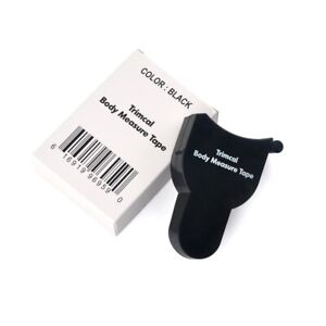 HRM USA Body Fat Measuring Tape | BLACK | Inches & Centimeters | Retractable 