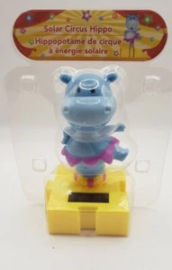 Solar Power Dancer Circus Hippo Bobble Toy - Picture 1 of 3