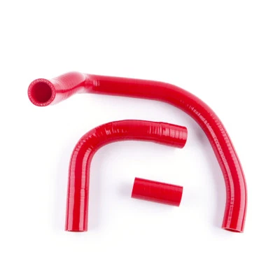 Manguera de radiador de silicona roja Fit 2004 2005 06 07 08 09 2010 KAWASAKI NINJA ZX10R Foto 1 de 4