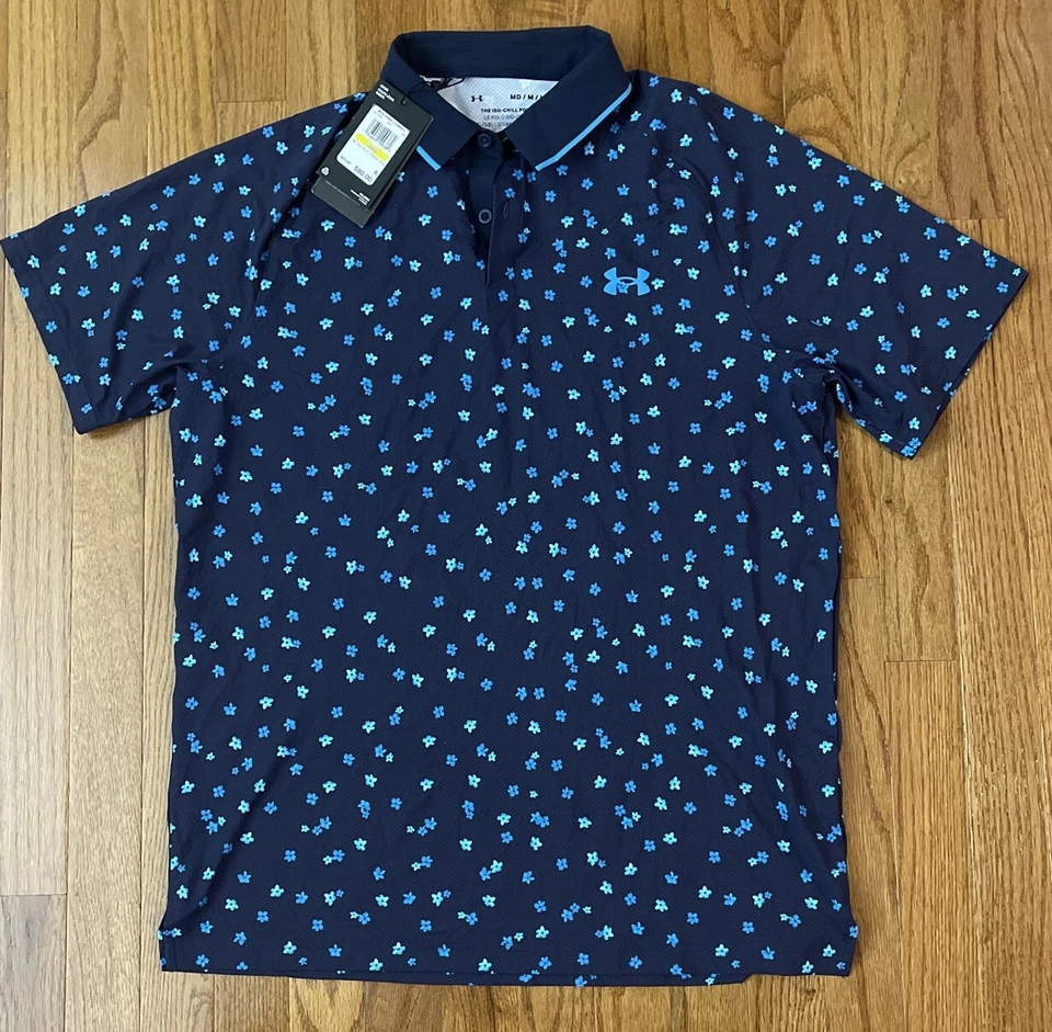 Under Armour Men's UA Iso-Chill Verge Polo 1377295-410 NWT Medium - Image 1 of 1