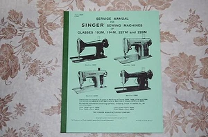 Service Manual on CD to Repair Singer 193M 194M 227M 228M 285J Sewing Machines   - Picture 1 of 1
