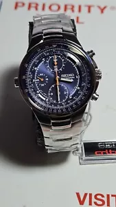 Seiko Criteria Chronograph Herren Pilot Luftfahrt Schieberuhr SND489 SND489P1 - Bild 1 von 13