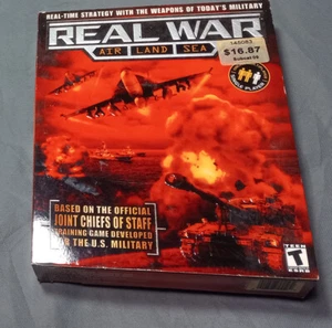 Real War: Air Land Sea - Big Box PC Game (2001) with narrator R. Lee Ermey - Picture 1 of 3