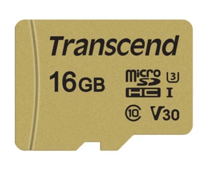 Transcend karta microSDHC 16 GB, karta pamięci UHS-I U3, klasa 10, V30 - Zdjęcie 1 z 1