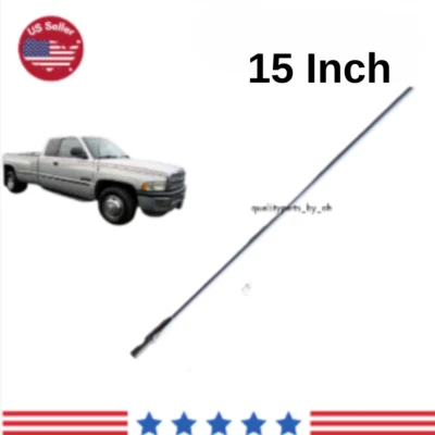 Mástil de repuesto de antena de 15"" radio Am/Fm para Dodge B3500/B1500/B2500 1995-1998 Foto 1 de 4