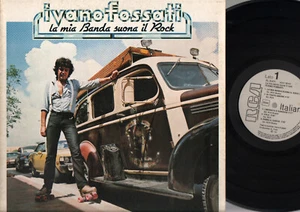 LP IVANO FOSSATI LA MIA BANDA SUONA IL ROCK RCA PROMO WHITE LABEL PROGRESSIVE - Imagen 1 de 1