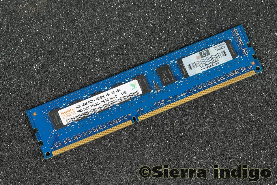 HMT112U7TFR8C-H9 Hynix 1GB PC3-10600E-9-10-D0 Server Memory RAM - Photo 1/1