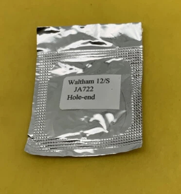Extremo de orificio de resorte principal Waltham 12/S. Parte # JA722. Nuevo stock antiguo Foto 1 de 2