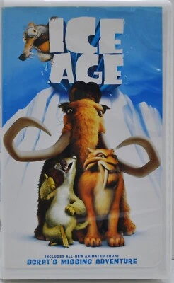 Ice Age VHS - 2002 - Includes Bonus Short: Scrat's Missing Adventure - Clamshell - Image 1 of 3