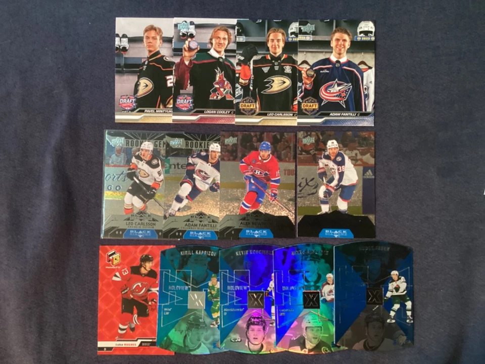 2023-24 UPPER DECK EXTENDED VARIOUS INSERTS. YOU PICK. CARLSON, FANTILLI ROOKIES - Image 1 of 1