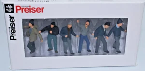 Preiser 68211 Worker 6 Figures 1:50 H0 NEW loc 6 - Picture 1 of 2