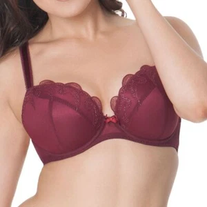Curvy Kate Lingerie Kitty Padded Plunge Bra Merlot 3311 - Picture 1 of 1