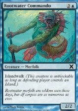 ROOTWATER COMMANDO FOIL 10th Edition MTG Magic the Gathering Cards DJMagic