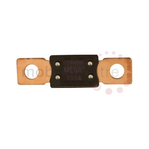 Fusible Littelfuse 400A MEGA perno 12V 24V 32V 400 amperios M8 orificios 0298400.ZXH - Imagen 1 de 1
