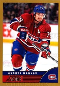 2013-14 Score Gold #256 Andrei Markov - Picture 1 of 1