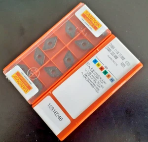 ¡VENTA! 10 x PLACAS DE CORTE REVERSIBLES SANDVIK DNMX 110412-WM 4205 - Imagen 1 de 1