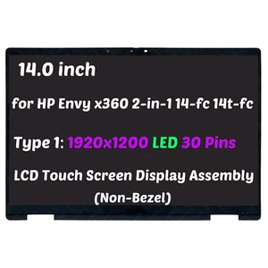 14" for HP Envy x360 2-in-1 14-FC0013DX 14-FC0023DX LCD Touch Screen Assembly - Picture 1 of 6