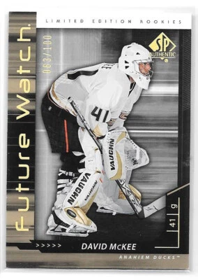 2006-07 Upper Deck SP Authentic Limited Parallel #250 David McKee RC /100 - Image 1 of 2