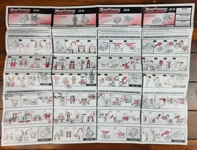 Transformers Robots in Disguise Hoja de instrucciones de vertedero RID Hasbro 2001 Foto 1 de 2