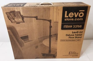 Levo G2 Deluxe Tablet Floor Stand #33768 Color:Black For iPad/Kindle/Samsung/etc - Picture 1 of 5