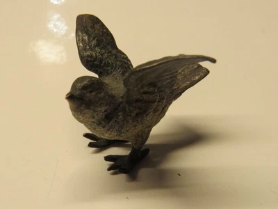 Wiener Bronze um 1900 Kleiner Vogel - Bild 1 von 4