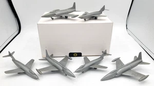 Menge 6 Plasticville Flugzeuge USAF Rad 5" lang Vintage Kampfjets - Bild 1 von 6