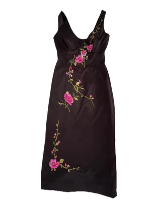 Mandalay Dress Size 4 Floral Embroidered - Image 1 of 4