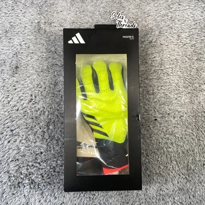 Adidas Predator GL Pro Fingersave PROMO Goalkeeper Gloves Size 9 Adult IQ4019
