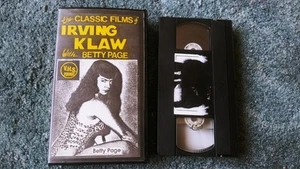 THE CLASSIC FILMS OF IRVING KLAW With Betty Page (1989) VHS Video NTSC RARE - Picture 1 of 8