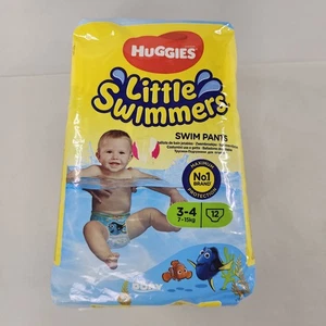 Pantalones de natación desechables Huggies Little Swimmers pequeños 15 lb-34 lb 12 unidades NUEVO - Imagen 1 de 9