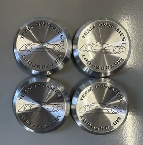 •Original• Team Dynamics Silverstone (H110) Chrom Radabzeichen/Mitenkappen X4 - Bild 1 von 2