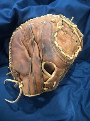 Wilson A2403(A2000 系列)捕手手套 RHT 34 英寸美国制造 ANSONIA 皮革 — 第 1/4 张图片