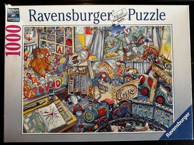 Ravensburger Puzzle 2015 ROBERT HOWE Toys, Toys, Toys 1000 Piece RHTF 195213 - Image 1 of 4