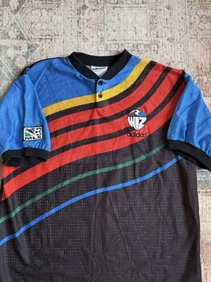 Vintage 1990s Kansas City “Wizards” Embroidered MLS Soccer Jersey - Image 1 of 4
