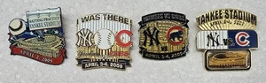 NEW YORK YANKEES YANKEE STADIUM FIRST GAME EVER INAUGURAL SEASON PINS 2009 - Picture 1 of 1