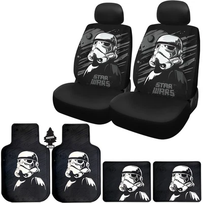 Star Wars Stormtrooper Car Seat Cover with Rubber Floor Mats Set For BMW - Image 1 of 4