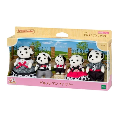 Sylvanian Families Calico Critter Dalmatian Family 40th Anniversary - Image 1 of 4