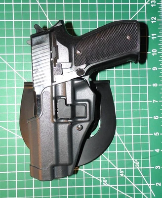 BLACKHAWK! Serpa 413506BK-L LH Paddle Belt Holster SIG P220 P226 P228 Level 2 - Image 1 of 4