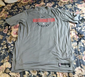Washington Wizards 3XLT Short Sleeve Nike Warm Up Shoot Around Dri-Fit Shirt - Picture 1 of 10