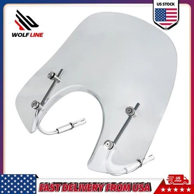 WOLFLINE Windshield for Vespa Primavera 150 GTS 250 300 2017-2019 Light Smoke Foto 1 de 4
