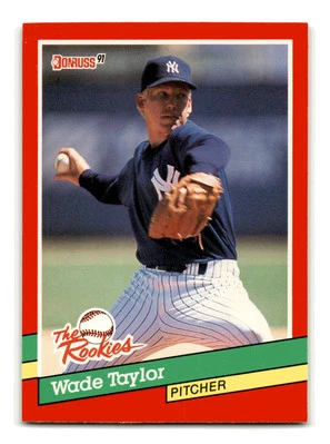 Wade Taylor 1991 Donruss The Rookies #34 New York Yankees Mint - Image 1 of 2