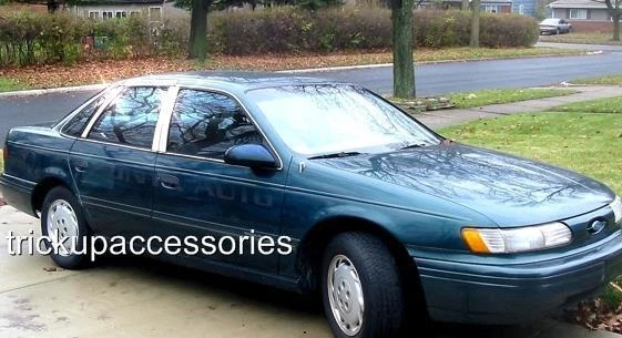 PILLAR POST SET FOR MERCURY SABLE 86-95 Mirror Polished Stainless Steel SET/6 Foto 1 de 1